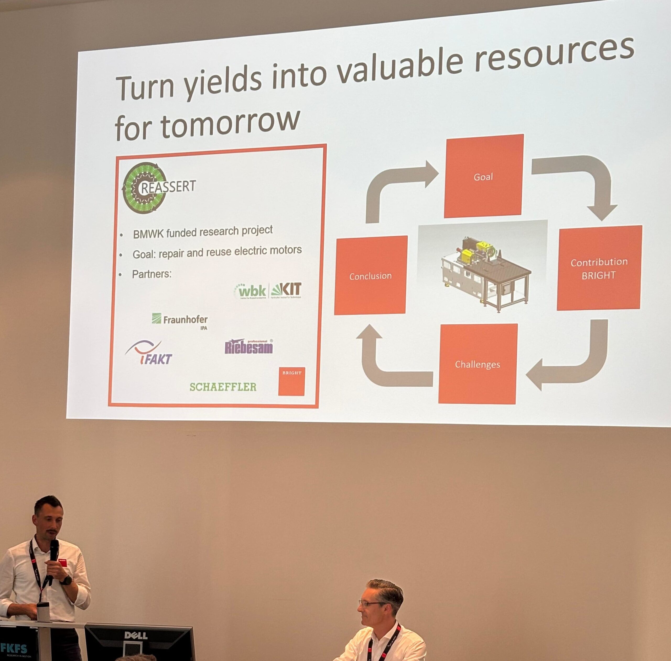 5-Min-Pitch zum Thema REASSERT